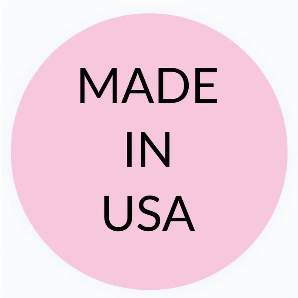 30 STICKERS - 2” ROUND - MADE IN‎ USA - PINK